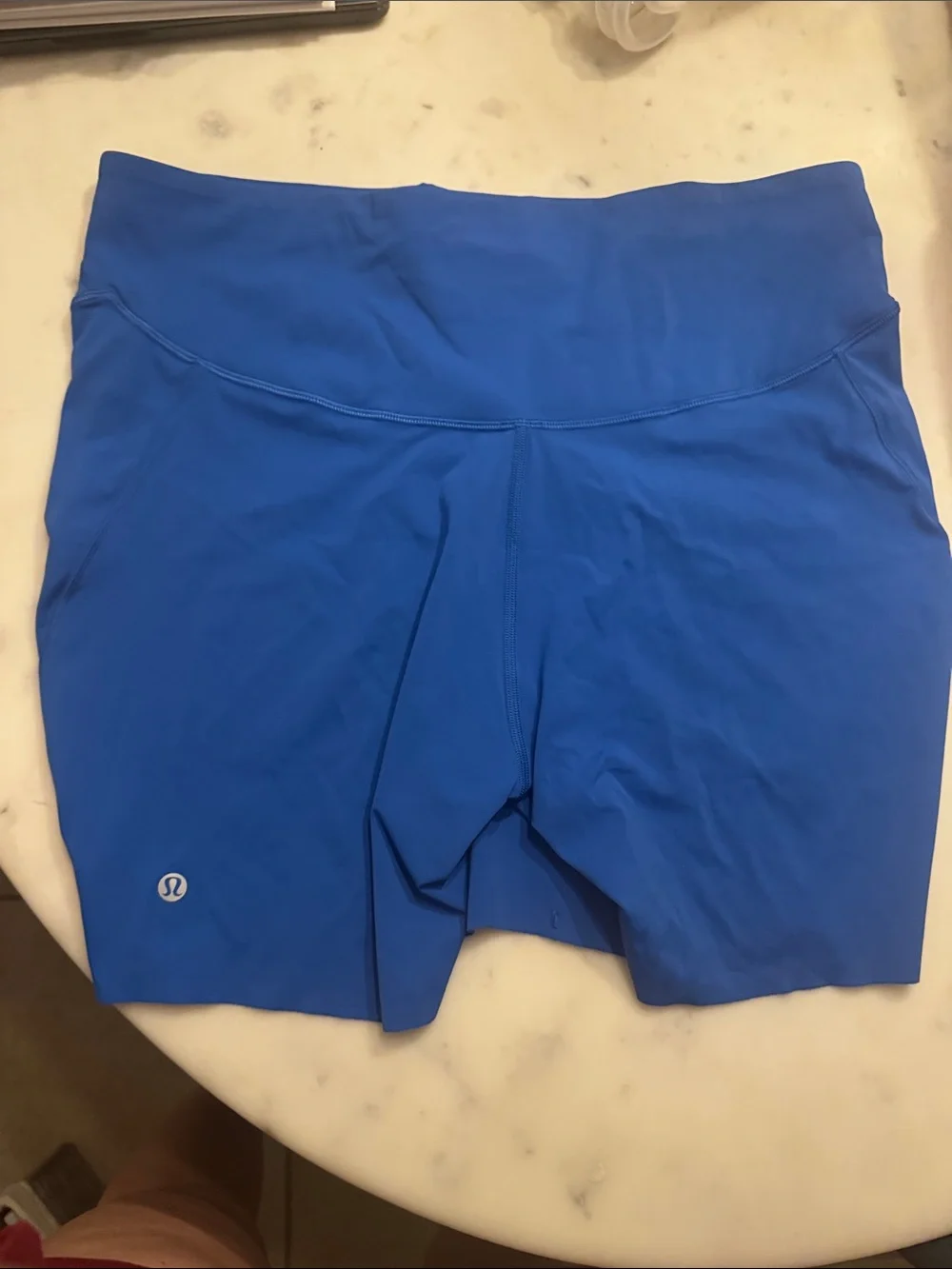 Lululemon Blue Performance Bike Shorts
